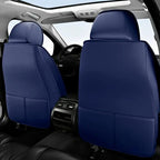 Fundas Asientos Autos Universal Cuero Legítimo + Juego Cubre Alfombra Premium